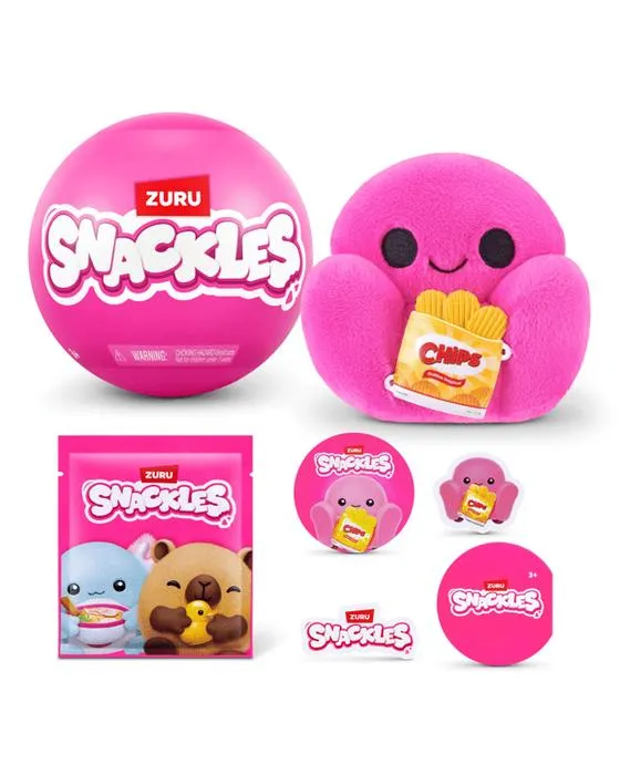 ZURU 12cm Snackles Core Series 2 En peluche Capsule - Assortiment