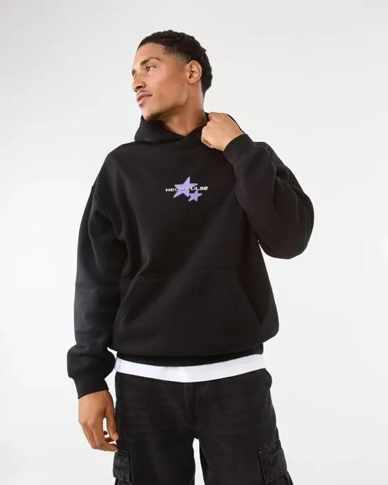 Surdimensionné Boxy Print Hoodie