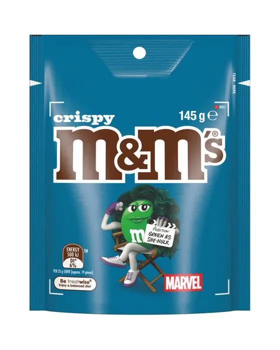 Sac de chocolat croustillant de M&M 145g