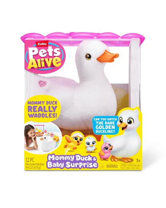 Animaux de compagnie en vie Mommy Duck & Baby Surprise by ZURU - Assortiment