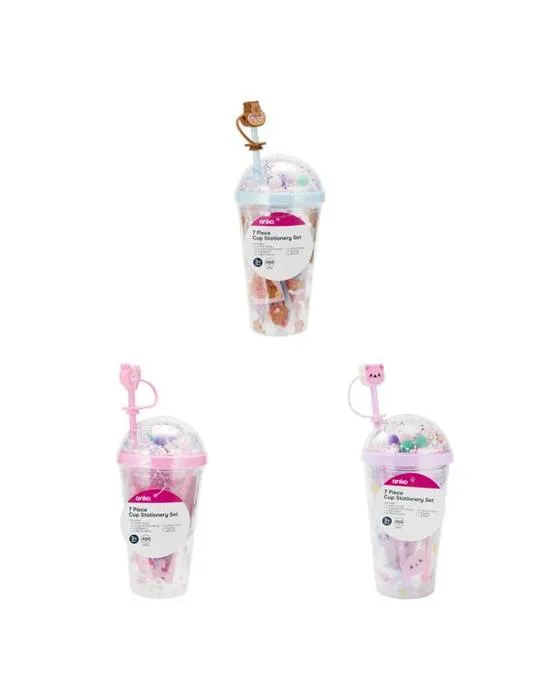 Set de papeterie de 7 pièces - Assortiment