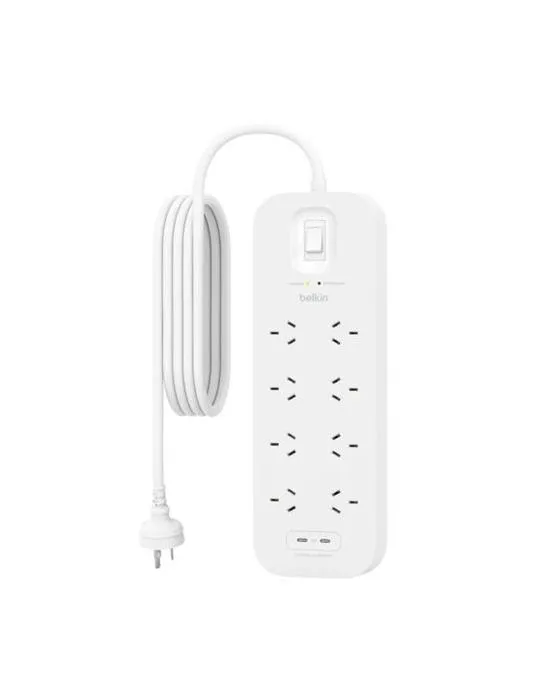 Belkin - Connectez le protecteur de surpression USB 8-Outlet 2