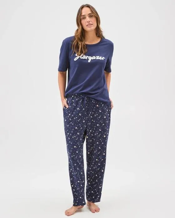 Cible Femme Australienne Coton 7/8 Longueur Jersey Pantalon de sommeil
