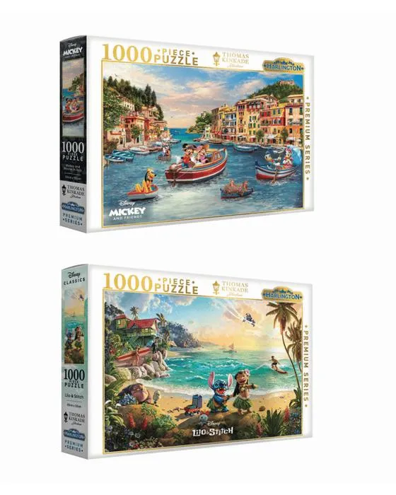 Puzzle de puzzle de 1000 pièces Harlington Kinkade Disney - Assortiment* - Multi
