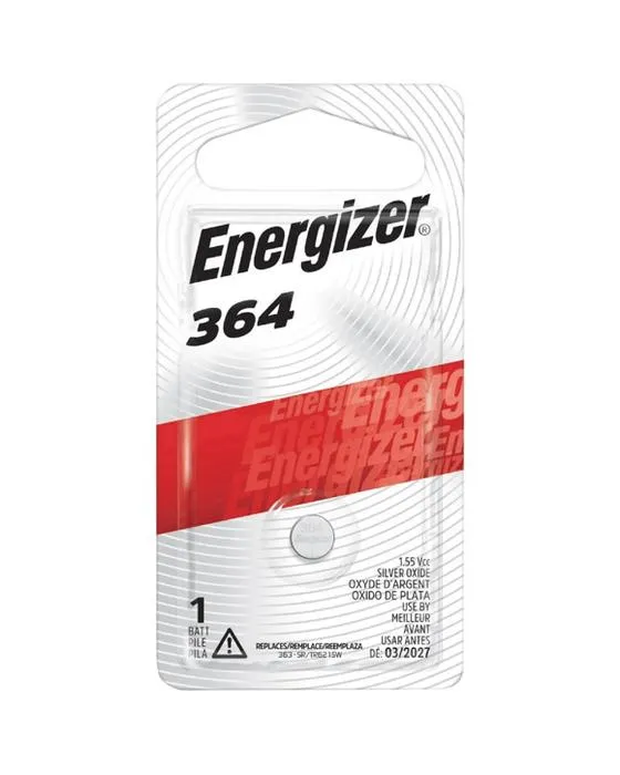 Energizer 364/363 Batterie à bouton en argent
