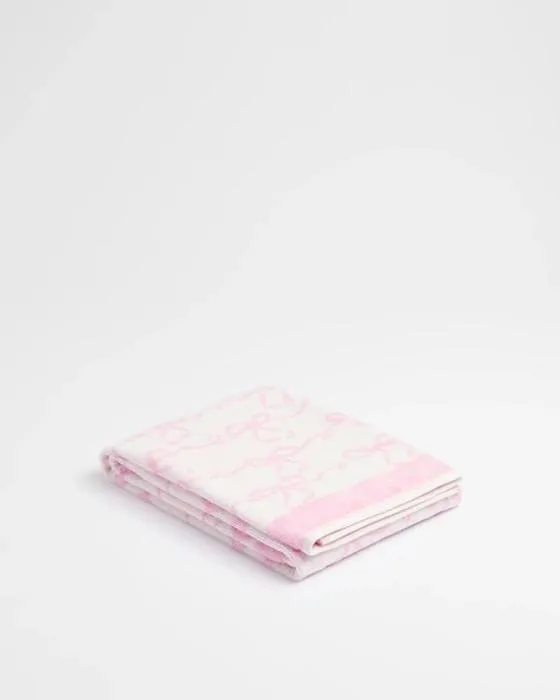 Cible Bella Bows Enfants Serviette de bain en coton australien - Rose