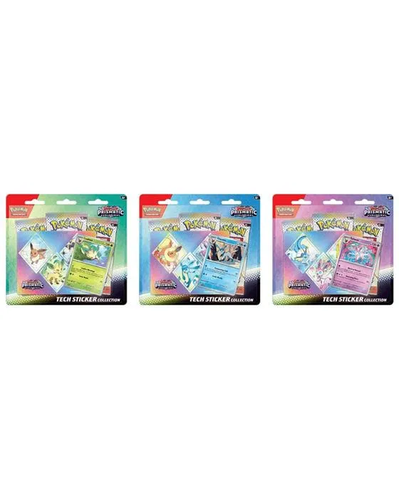 Pokemon Trading Card Game: Scarlet et Violet Prismatic Evolution Tech Sticker Collection - Assortiment
