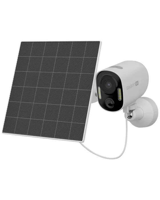 Caméra de sécurité sans fil Swann Xtreem4K Eco avec panneau solaire