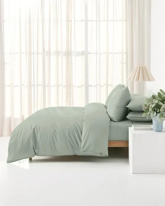 Cible de luxe en coton égyptien Cover Set - Super King Bed - Vert