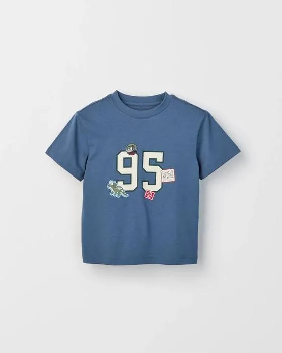 T-shirt à manches courtes en coton australien cible enfants