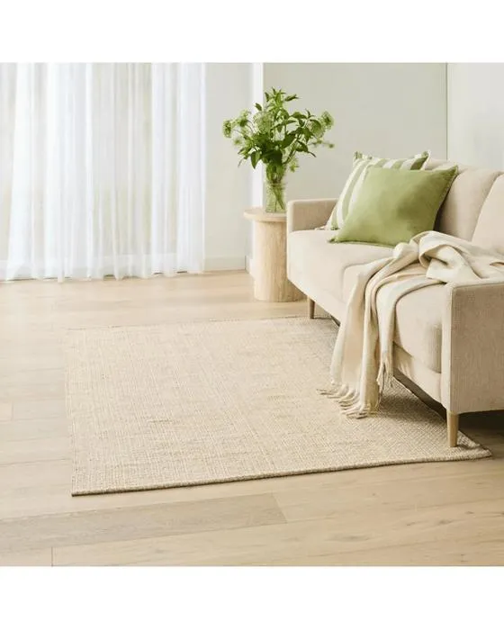 Rug de rivière - beige, moyen - 180cm x 133cm