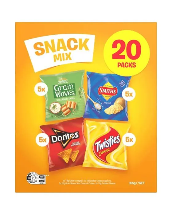20 Pack Les Préférés de tout le monde! Snack Mix 395g
