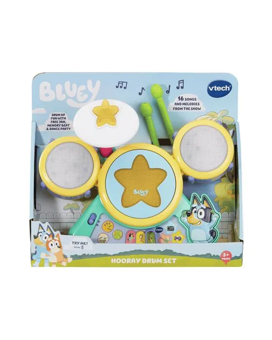 Ensemble de tambours VTech Bluey Hooray - Multi