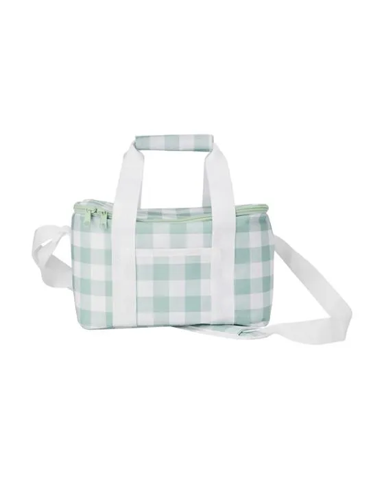 Grand sac à lunch isolé Gingham