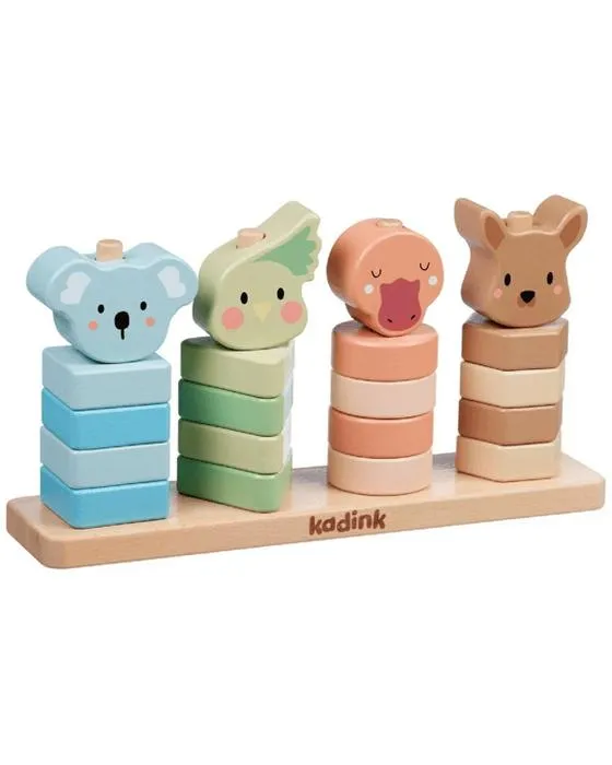 Ensemble de puzzles d'échafaudage d'animaux Kadink