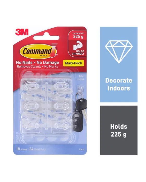 18 Crochets Mini de Commande de Pack 3M