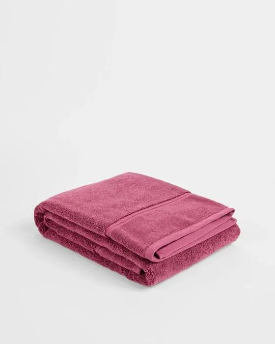 Tâche de bain pivotant en coton égyptien de luxe - rose