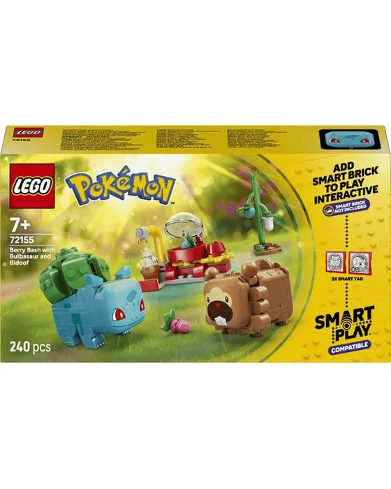 LEGO Pokemon SMART Play: Berry Bash avec Bulbasaur et Bidoof 72155