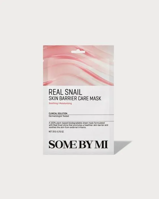 Some by MI Masque de soins de la barrière de peau des escargots réels 20g
