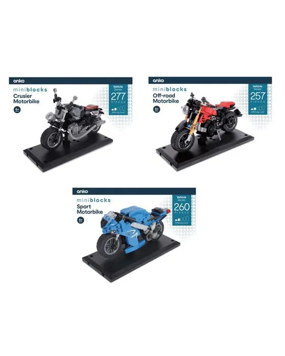 Série de véhicules Mini Blocks - Assortiment