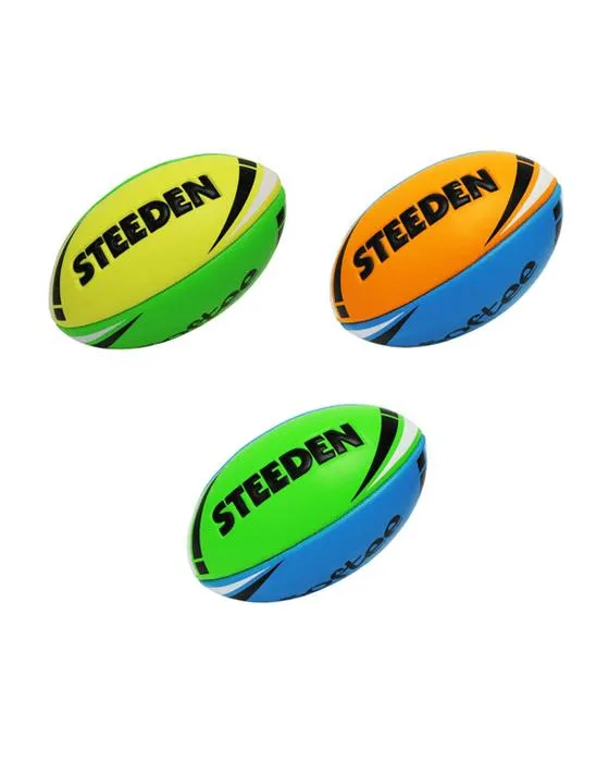11in. Steeden rugby Softee Ball - Assortiment