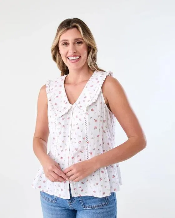 Haut de frêne col sans manches