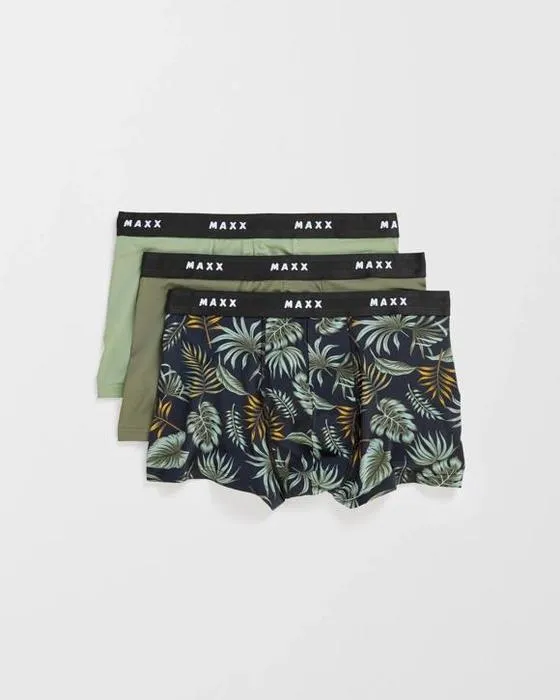 Maxx Microfibre Hommes Trunks 3 Pack