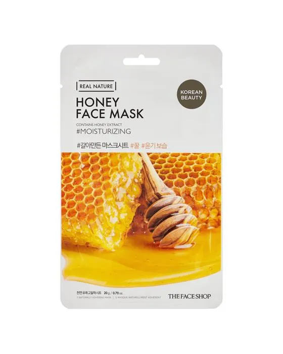Le magasin de visage Masque de visage de miel de nature réelle 20g
