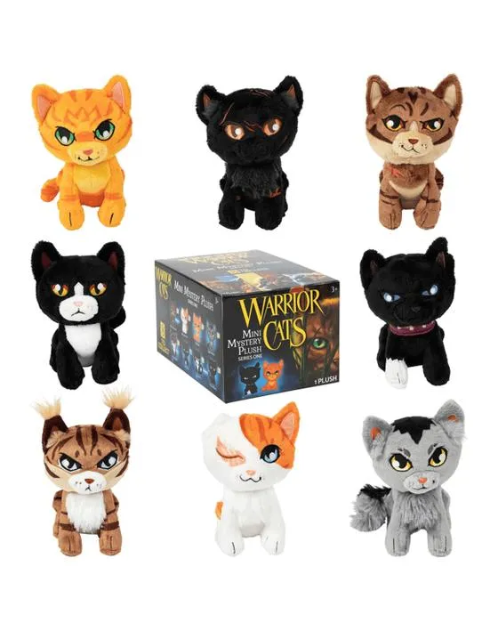 Warrior Cats 6 pouces Mini Mystery Plush Series 1 - Assortiment - Multi