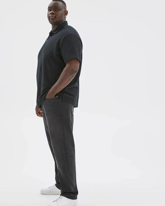 Cible Homme Plus Taille Australien Coton Texturé Polo Top