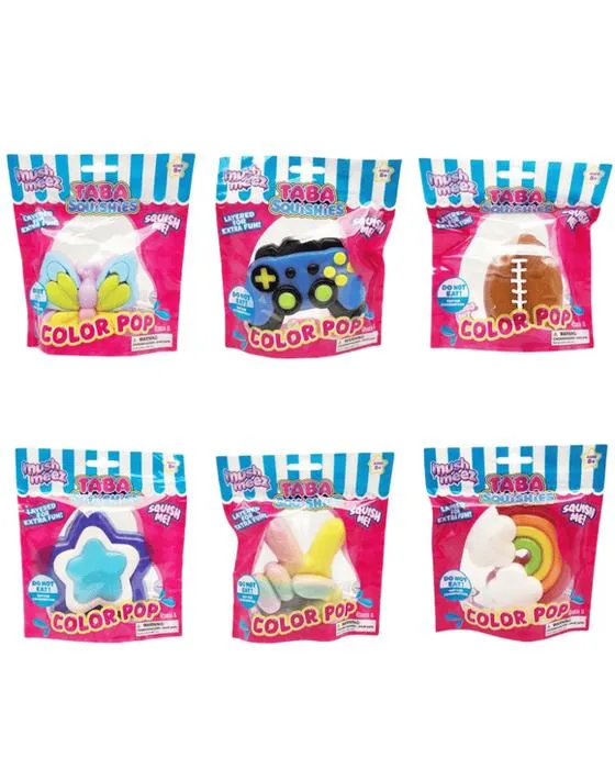 Mushmeez Taba Squishies Couleur Pop - Assortiment