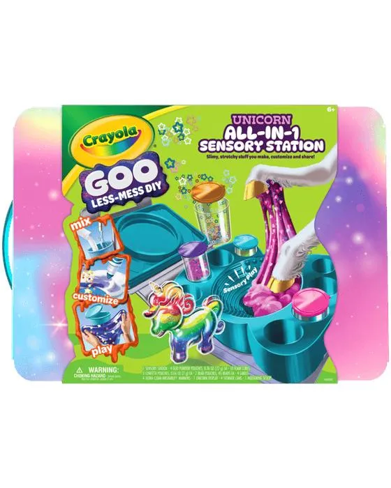 Crayola Goo Tous - dans - 1 Station sensorielle - Licorne - Multi