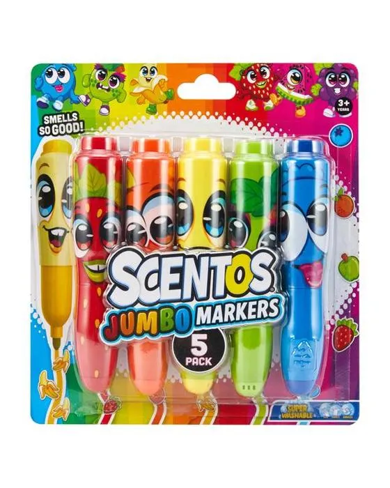 5 marqueurs de paquets de Scentos Jumbo