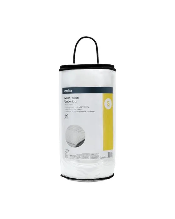 Sous-couche multizones - Lit simple, blanc