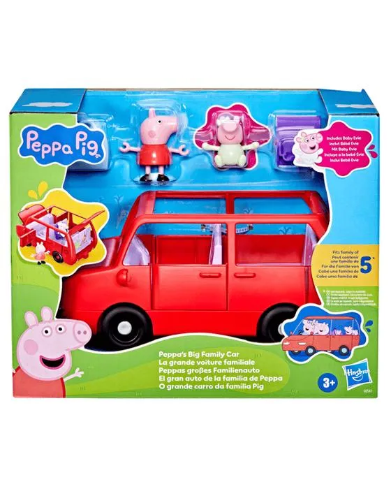 Peppa Pig Grande Famille Voiture - Rouge