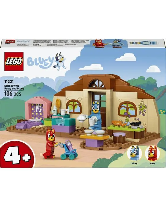 LEGO Bluey School avec Rusty et Bluey 11221