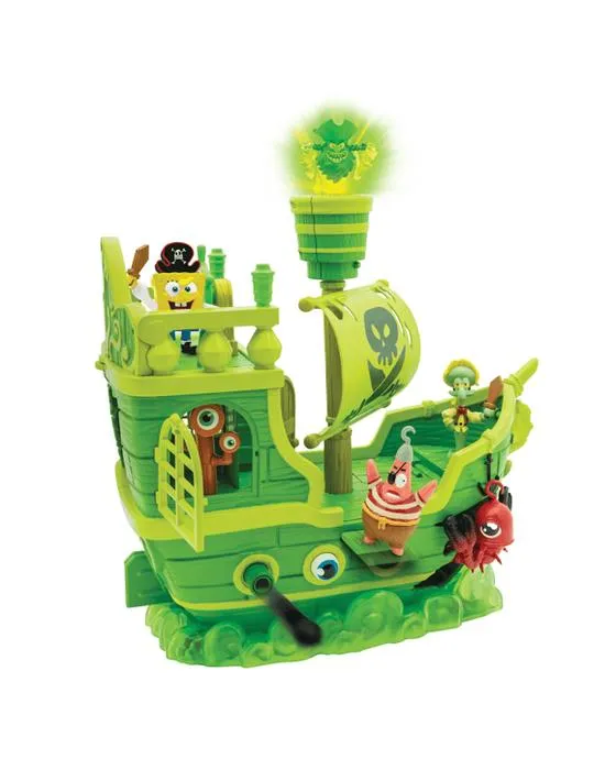 The SpongeBob Movie Search for SquarePants The Flying Dutchman's Ship Playset