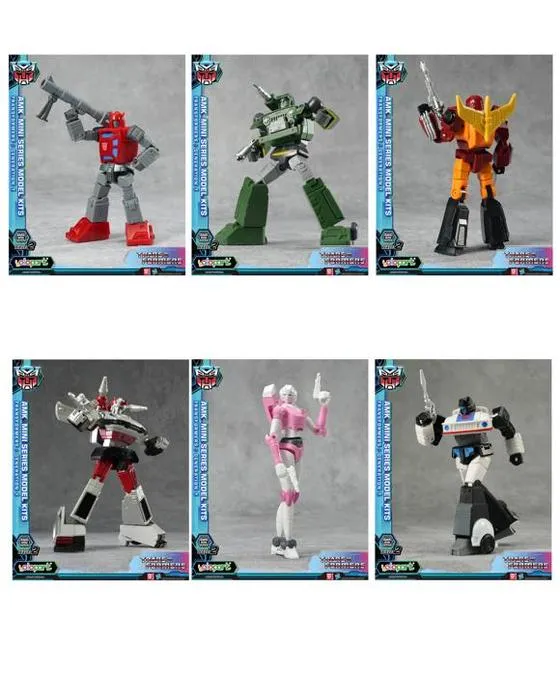 Transformers Generation 1 AMK Wave 2 Mini série Kit de modèles - Assortiment