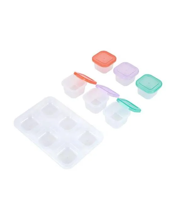 6 pots alimentaires de congelateur