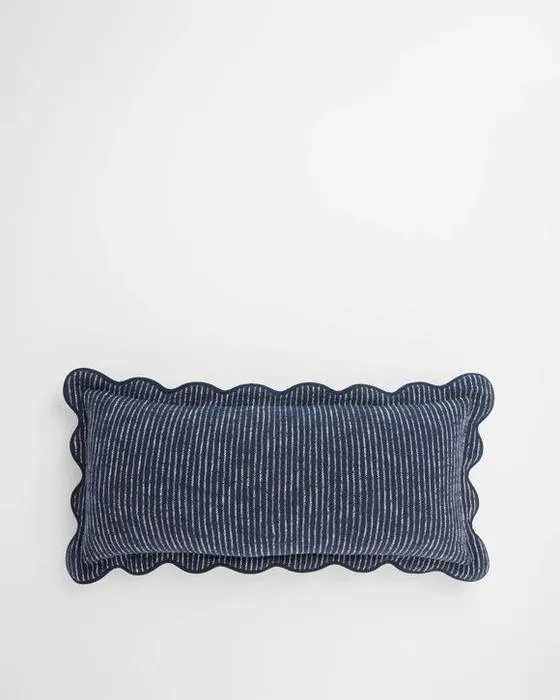 Coussin de petit déjeuner Aria Stripe - Bleu