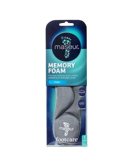 Semelles de mousse mémoire Maseur pour soins de pieds