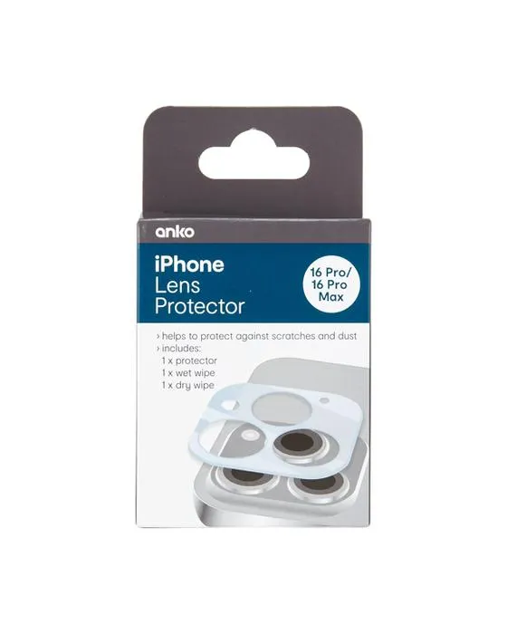 Protection de l'objectif Pro/16 Pro Pro iPhone 16 Pro