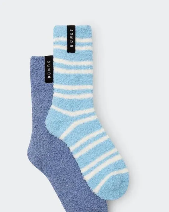Chaussettes d'équipage Supersoft 2 Pack Bonds