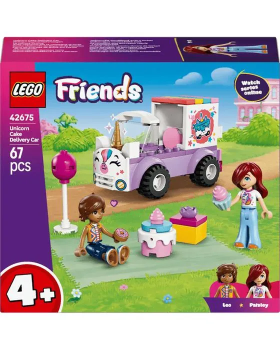 LEGO Amis Licorne Cake Livraison Voiture 42675