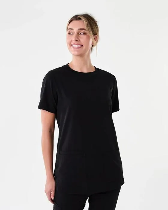 Vêtements de travail manches courtes femmes Crew Scrub Top