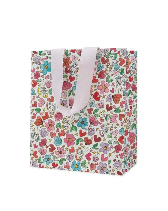 Sac cadeau floral Hallmark - Petit