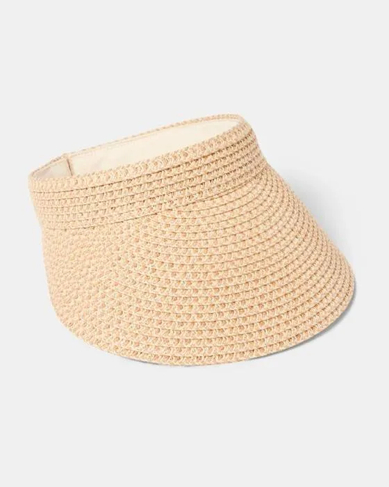 Visière en tissu uni