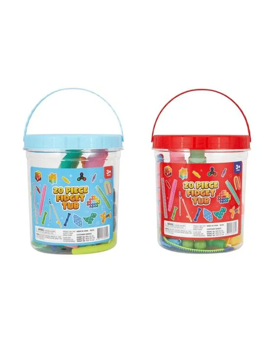 Tub Fidget 20 pièces - Assortiment