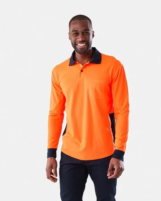Vêtements de travail manches longues Hi-Visibilité Polo cool