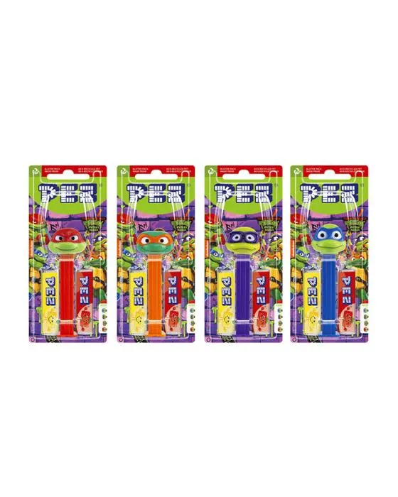 Mutante adolescente Ninja Turtle PEZ Dispenser Blister Pack 17g - Assortiment